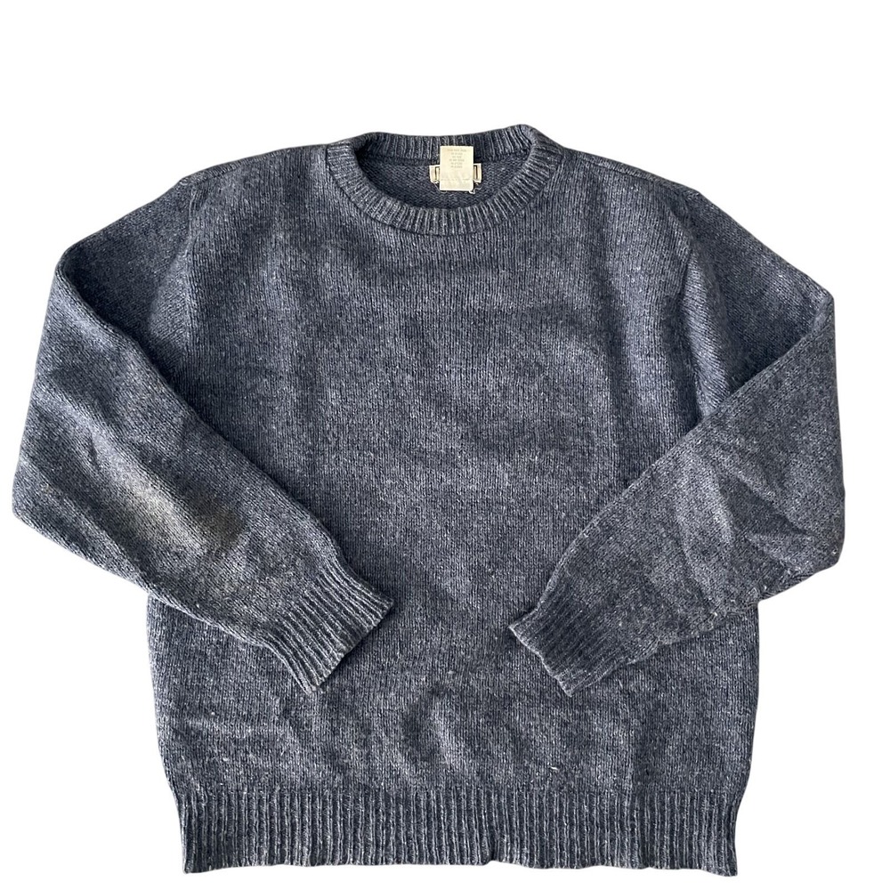 Vintage 1980s L.L.‎ Bean Wool Nylon Sweater Made In USA Freeport Maine | Mens XL